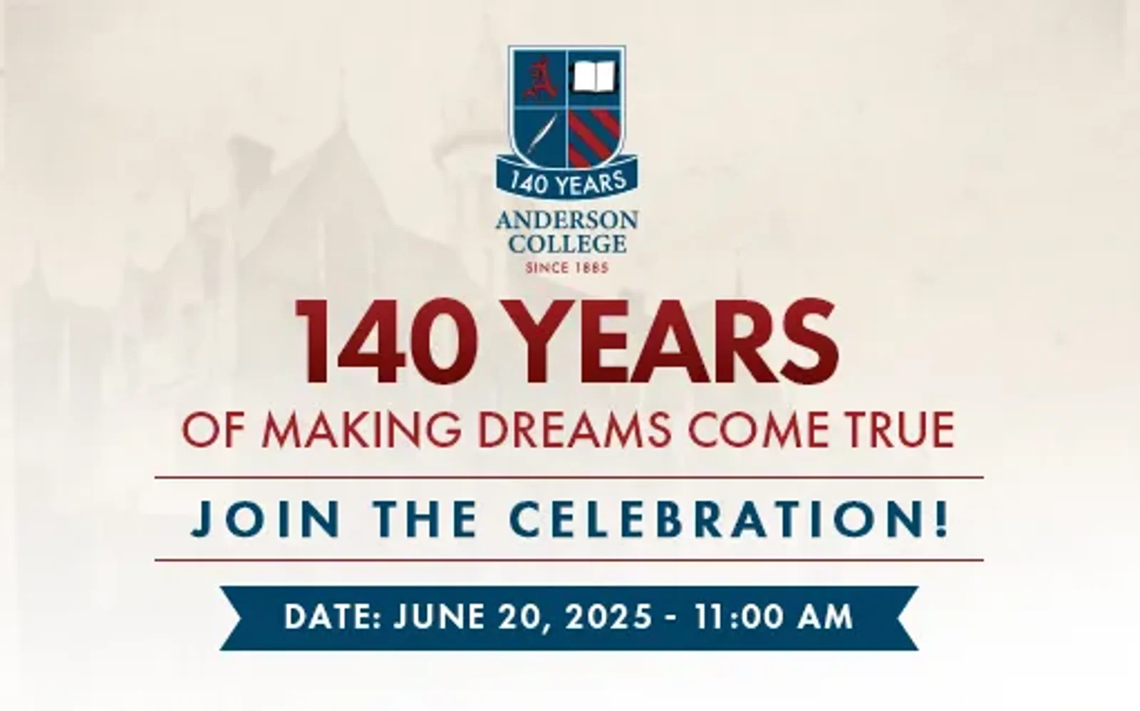 Celebrating 140 Years of Dreams – Anderson Connect