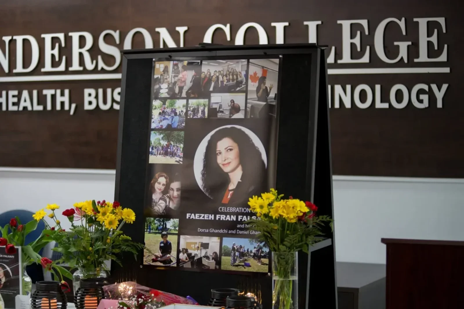 Anderson College Honors and Celebrate Fran Falsafi and Her Children